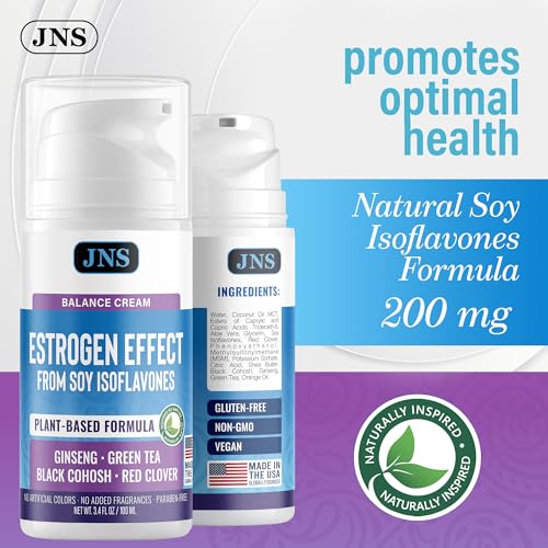 Image of Joellyne Naturals Phytoestrogen Cream with Soy Isoflavones and Herbal Extracts, 3.4 oz