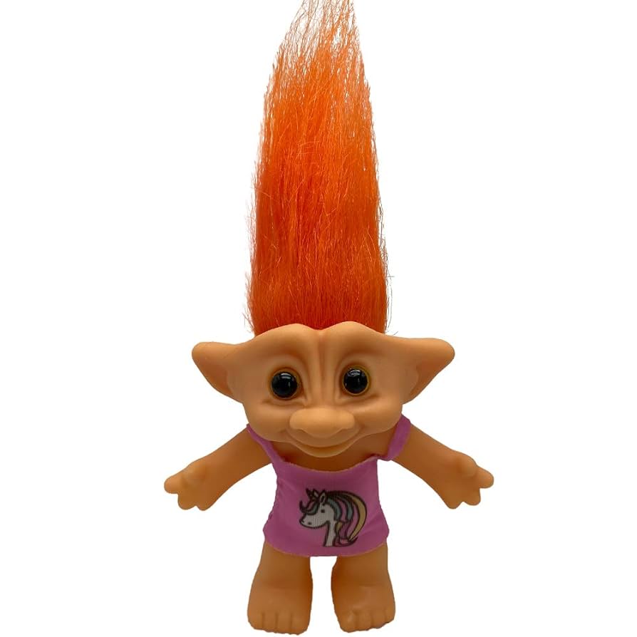 Trolls ドール Amazon.com: PVC Vintage Troll Dolls Retro Troll Doll Action