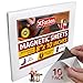 XFasten Magnetic Sheets 8x10 Inch 20mil (Set of 10)
