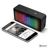 iLuv LED Portable Bluetooth Speaker with Dynamic Color and 7 Lighting Themes, Hands-free Speakerphone, Aux-in Port, and Power Sound for iPhones, iPads, and other Smartphones and Tablets