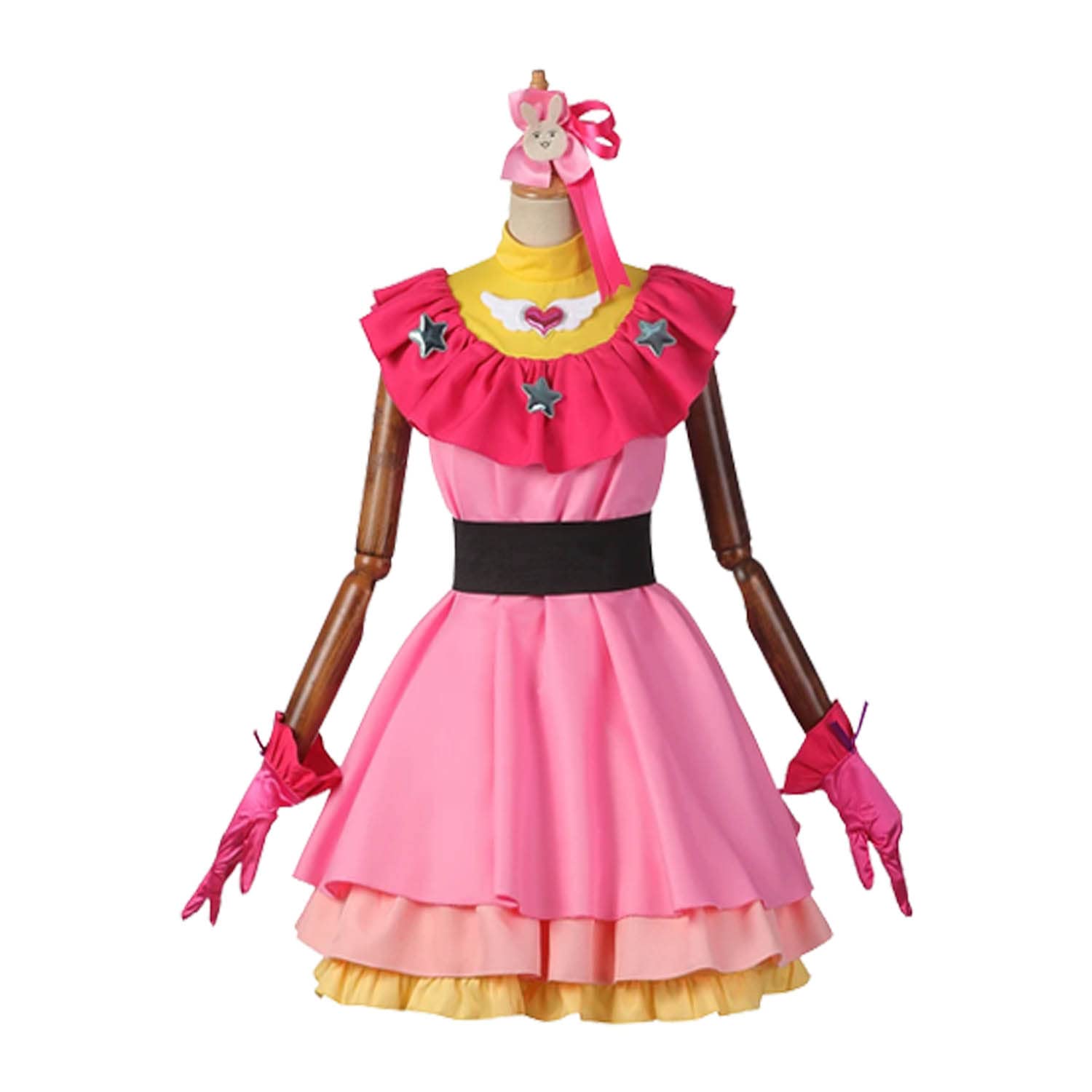 Anime Oshi No Ko Hoshino Ai Disfraz de cosplay Juego de role Uniforme Conjunto Completo Halloween Fiesta Carnaval Traje de Vestir con Peluca Tocado para Mujeres