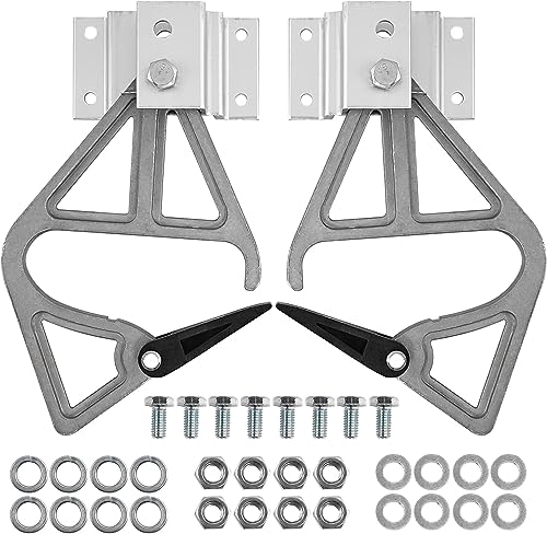 2PCS Aluminum Extension Ladder Locks for 28-11, Extension Ladder Locks Kit, Extension Ladder Accessories Compatible with Werner (Gray)