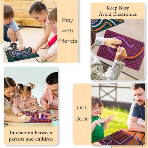 Image of Sensory Activity Board, Sensory Fidget Toys for Kids Adults, Stress Relief