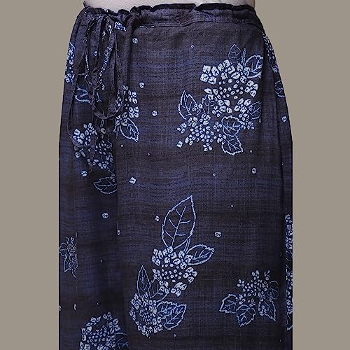 Image of BIBA Women's High Rise Nylon Liva Casual Style Straight Pant