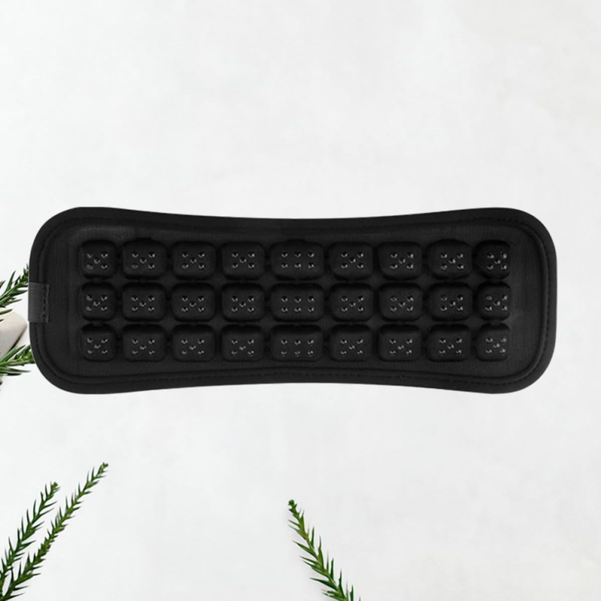Épaulières Tpu Coton Lavables pour Bandoulière Paquet Épaule Noir