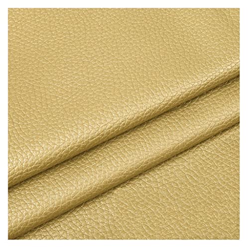Faux Cuir Imperméable Doré pour Réparer les Coussin et Sol de Canapé Usé