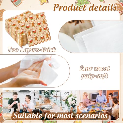 Servilletas de Navidad 50uds AnyDesign de papel 3