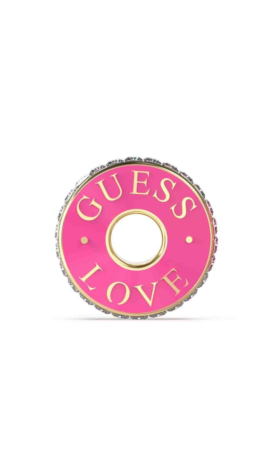 GUESS Boucles d'oreilles Love Couleur dorée JUBE04084JWYGFCT/U, Unitalla, Acier inoxydable, Pas de gemme