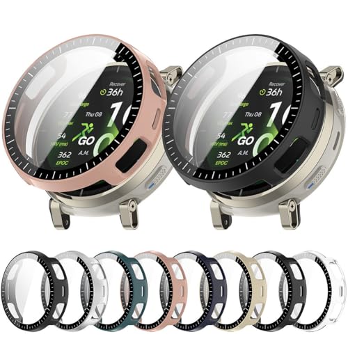 Coque pour Amazfit Active 3 Premium 45mm avec protection écran en verre trempé