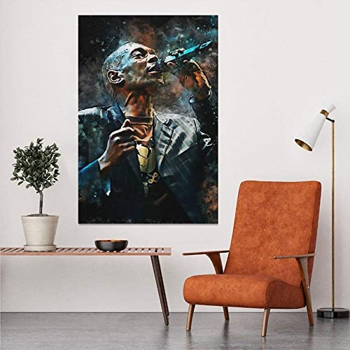 Art poster Maxi Jazz Rapper Pop impression sur toile moderne pour déco murale