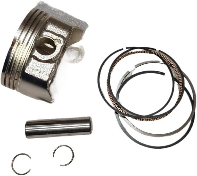 Generator Piston Kit with Rings Pin Circlips Fits for RM120-V 121CC 4 Stroke Engine