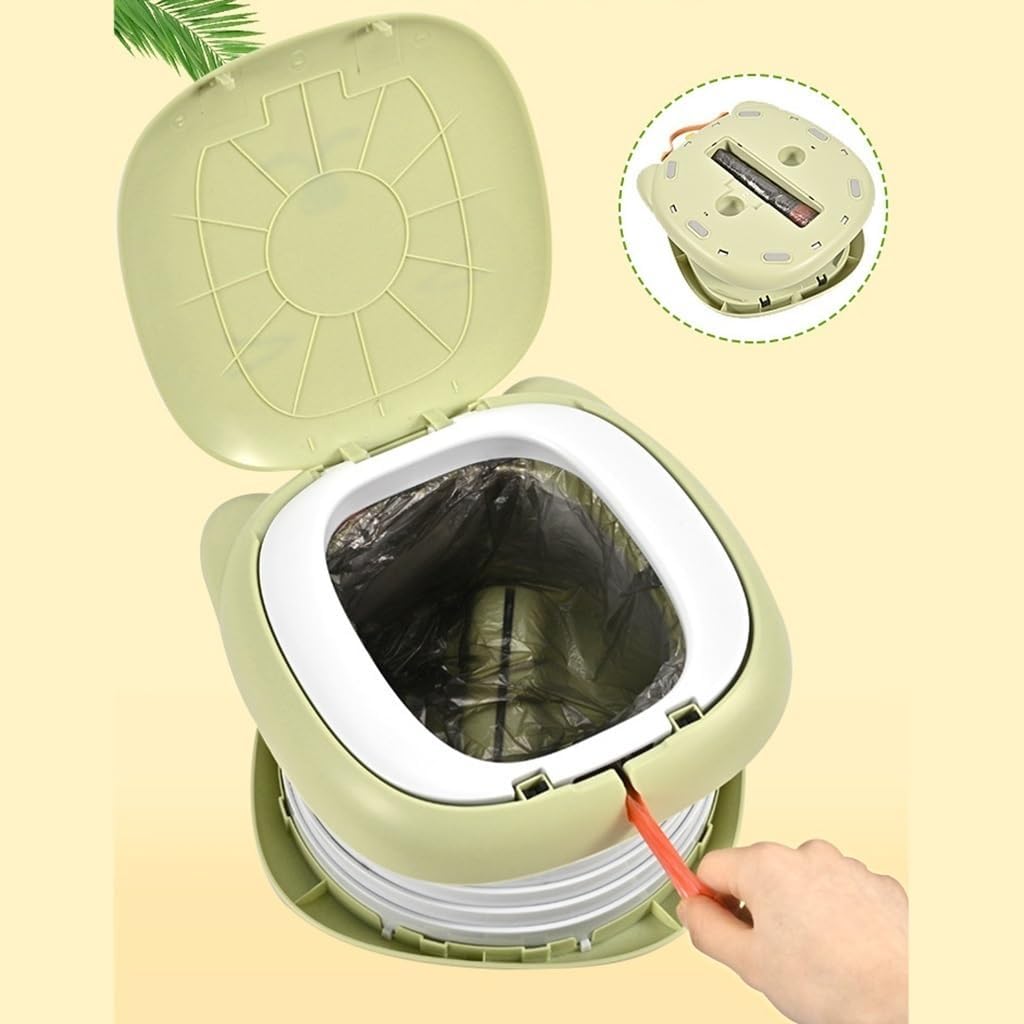 Collapsible Toilet, Toddler Travel Portable Potty, Toddler Training Seat with Carrying Handle, Girls and Boys Portable Potty