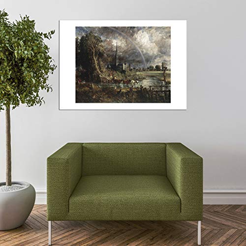 Affiche encadrée John Constable Salisbury Cathédrale Storm format grand mat - 7