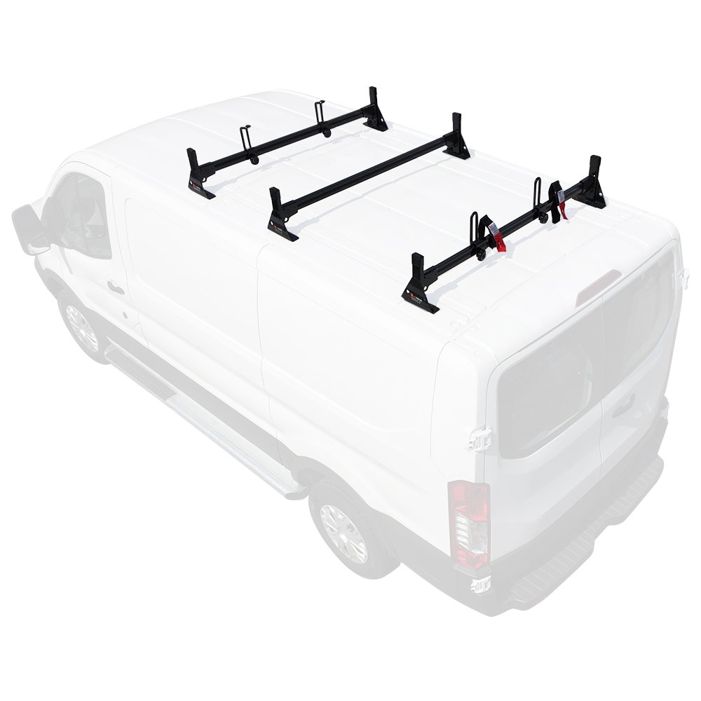 Vantech H1 for Ford Transit Cargo 2015-On 3 Bar Rack