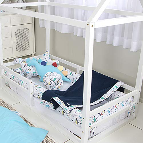 Biramar Baby Kit Montessoriano Rolinho Solteiro 4 Peças Dinossauro Dos Bês (Colchão 1.88 X 0.88) Multicor
