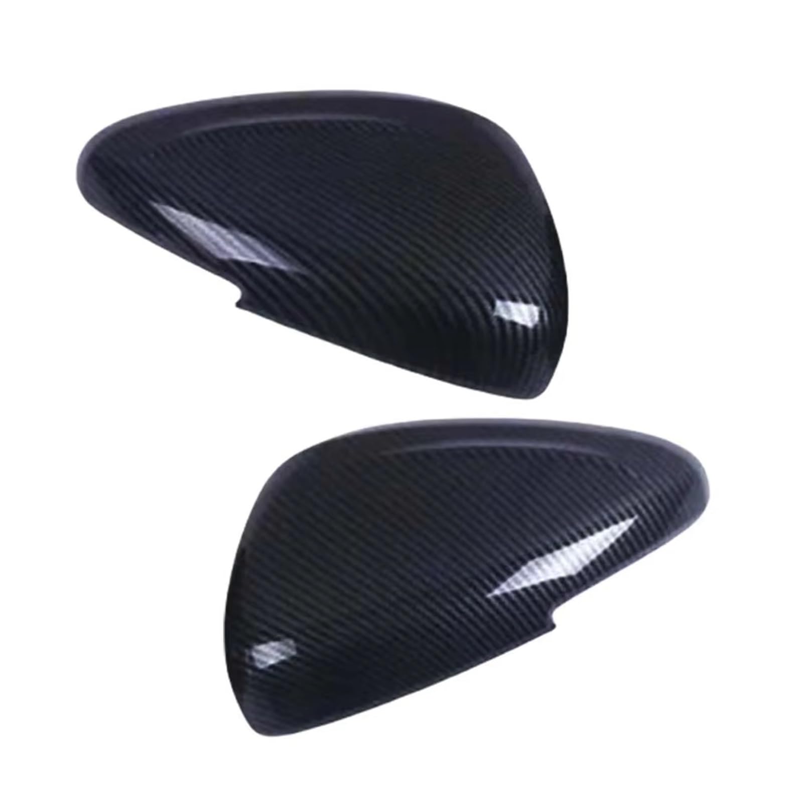 Calotta specchietto auto Compatibile Con Citroen Per C4L C4 2013 2014 2015 2016 Copertura Protettiva Dello Specchio Della Porta In Fibra Carbonio Lucido Stili Bastone Retrovisore Per Auto