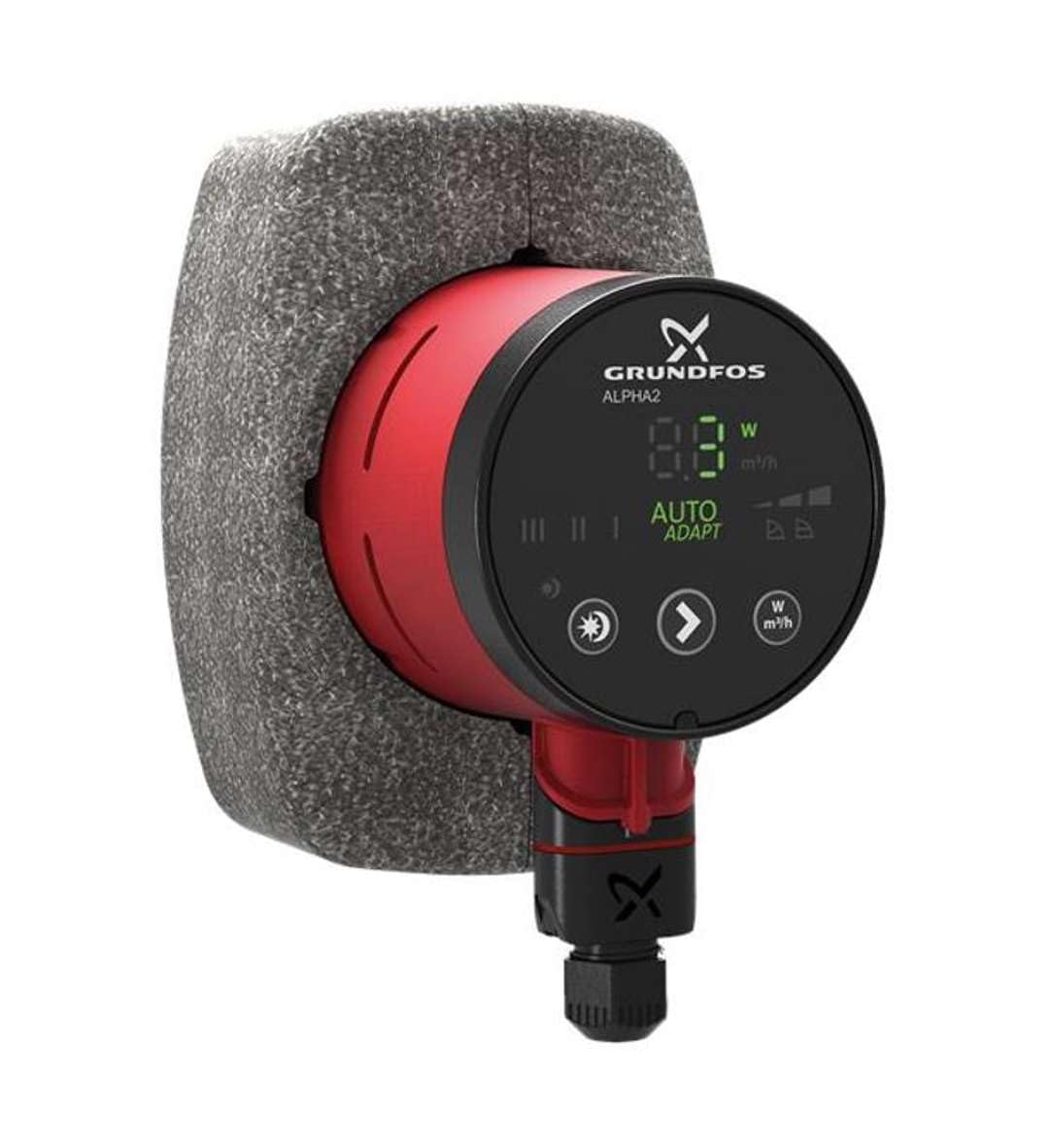 Bomba circuladora, 25-40 1x230V, para sistemas de calefacción y aire acondicionado, modelo Alpha2, 14 x 11 x 13 centímetros, color negro (referencia: 99411143)
