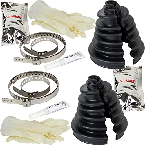 BandelOne enthält 2x Universal Quick Fit Achsmanschette zum Kleben Klebemanschette Antriebswelle