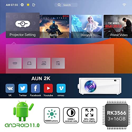 Image of TOPTRO Legend Mini Pro Projector 4K Ultra HD, 26000 Lumens (2K)