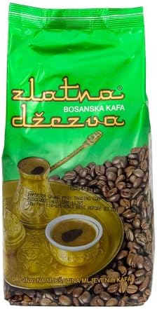 Bosnian Ground Coffee-Zlatna Dzezva (Vispak) 500g, Green Bag
