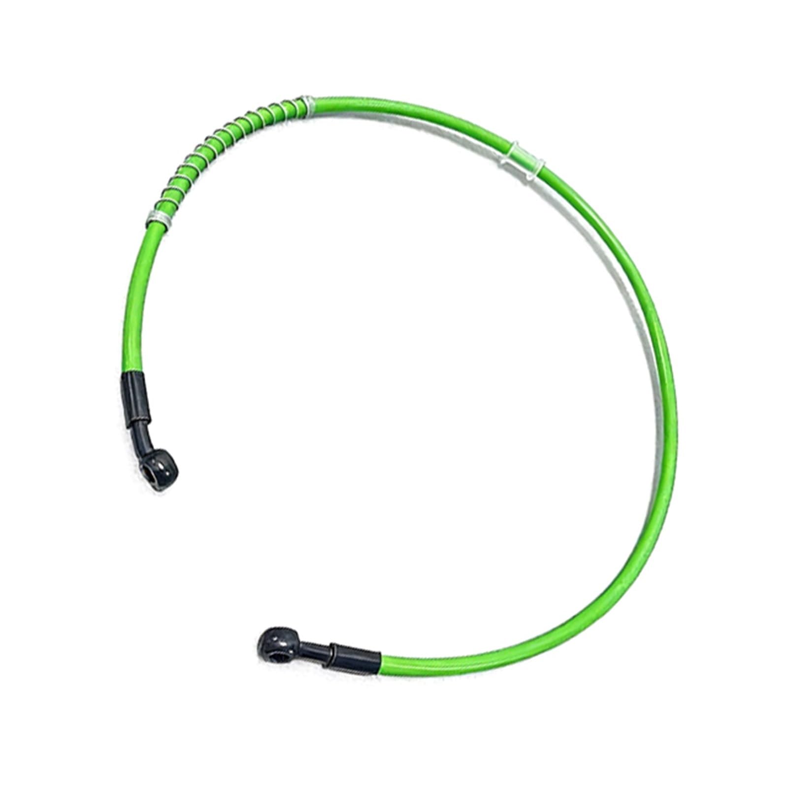Motorcycle Brake Hose 10cm-500cm M8 Green Motorcycle Accessories Hydraulic Clutch Oil Pipe Stainless Steel Braided Brake Line Hose 0°-28°(300cm)