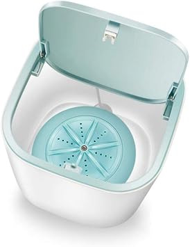 Mini Washing Machine, Portable, Simple Washing Machine, Small, Underwear Washing Machine, Barrel Washer, Ultrasonic Vibration, 45dB Quiet, Baby Clothes, 3.8L