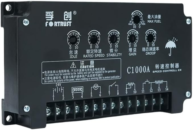 C1000A speed controller motor speed DC electronic governor 24v