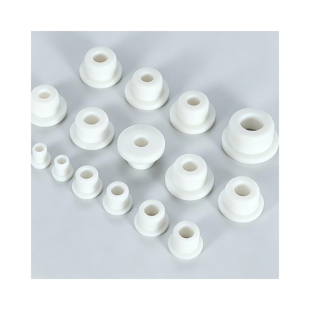 Tapones De Silicona De Varios Tamaños For Orificios De Sellado, 10 Unidades De Tapas Ciegas De Goma Antienvejecimiento For Muebles, Maquinaria, Dispositivos Electrónicos(White,53.6mm)