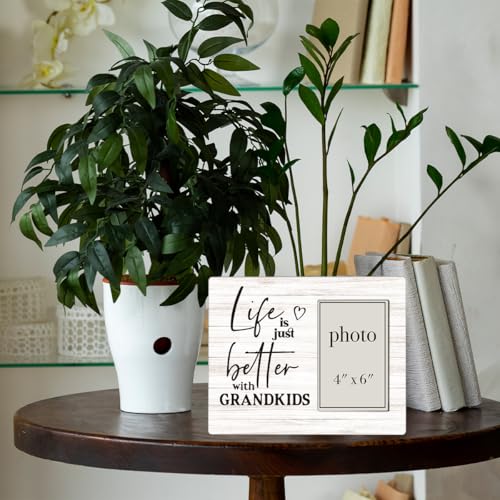 Life-is-Just-Better-with-Grandkids-Wood-Picture-Frame-Grandparents-Day-Gifts-Grandparents-Picture-Frames-Grandkids-Photo-Frame-Grandparents-Gifts-4-x-6-Inch-Photo Life is Just Better with Grandkids Wood Picture Frame Grandparents Day Gifts Grandparents Picture Frames Grandkids Photo Frame Grandparents Gifts 4 x 6 Inch Photo