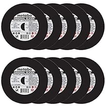 Metabo 655339000-10PK 6" x .040" x 7/8" A60TZ Slicer Cutting Wheel T1 10pk