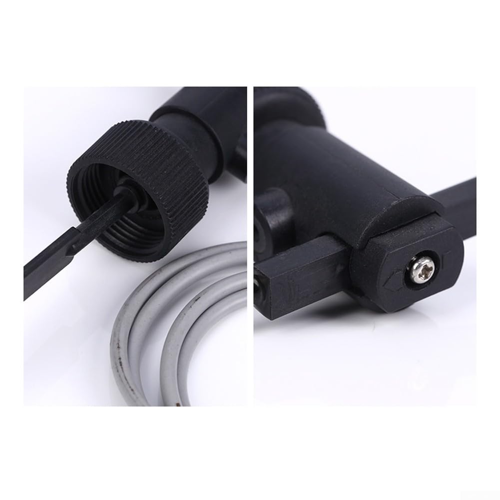 FS-10 Interrupteur de débit à palette 1L/min avec réglages réglables, plastique résistant à la chaleur, 100 V, compatible avec chauffe-eau à pompe à chaleur, équipement de natation, gaz
