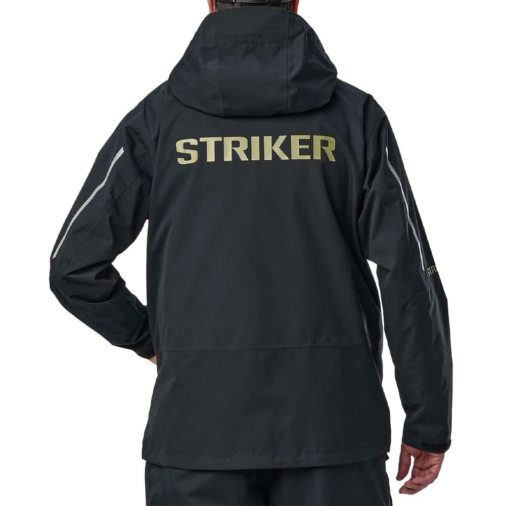 Striker Mens Vortex Durable Breathable Waterproof Outdoor Fishing Rain Jacket with Adjustable Hood & Reflective Elements product thumbnail 6