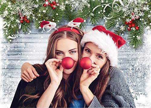 Sjoloon Christmas Backdrops For Photography Wood Kids Photo Backgrounds Studio 11308(7X5Ft) #TOP2