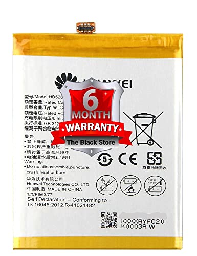Image of The Black Store Original Battery for Huawei Y6 Pro Huawe Enjoy 5 Honor Holly 2 Honor 4C HB526379EBC