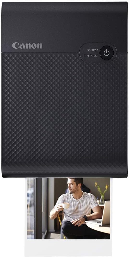 Canon SELPHY QX10 Portable Square Photo Printer for iPhone or Android, Pink