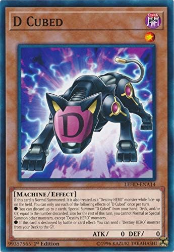 Yu-Gi-Oh! - D Cubed - LEHD-ENA14 - Común - 1ª Edición - Mazos de héroes legendarios - Baraja de héroe del destino