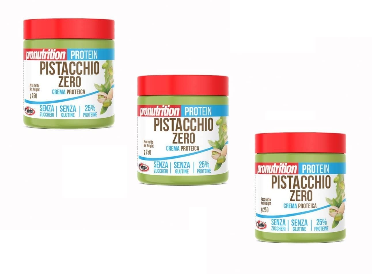 Pronutrition CREMA ZERO PISTACCHIO 250G - Crema spalmabile per uno stile di vita sano ed equilibrato, gusto Pistacchio. - 4