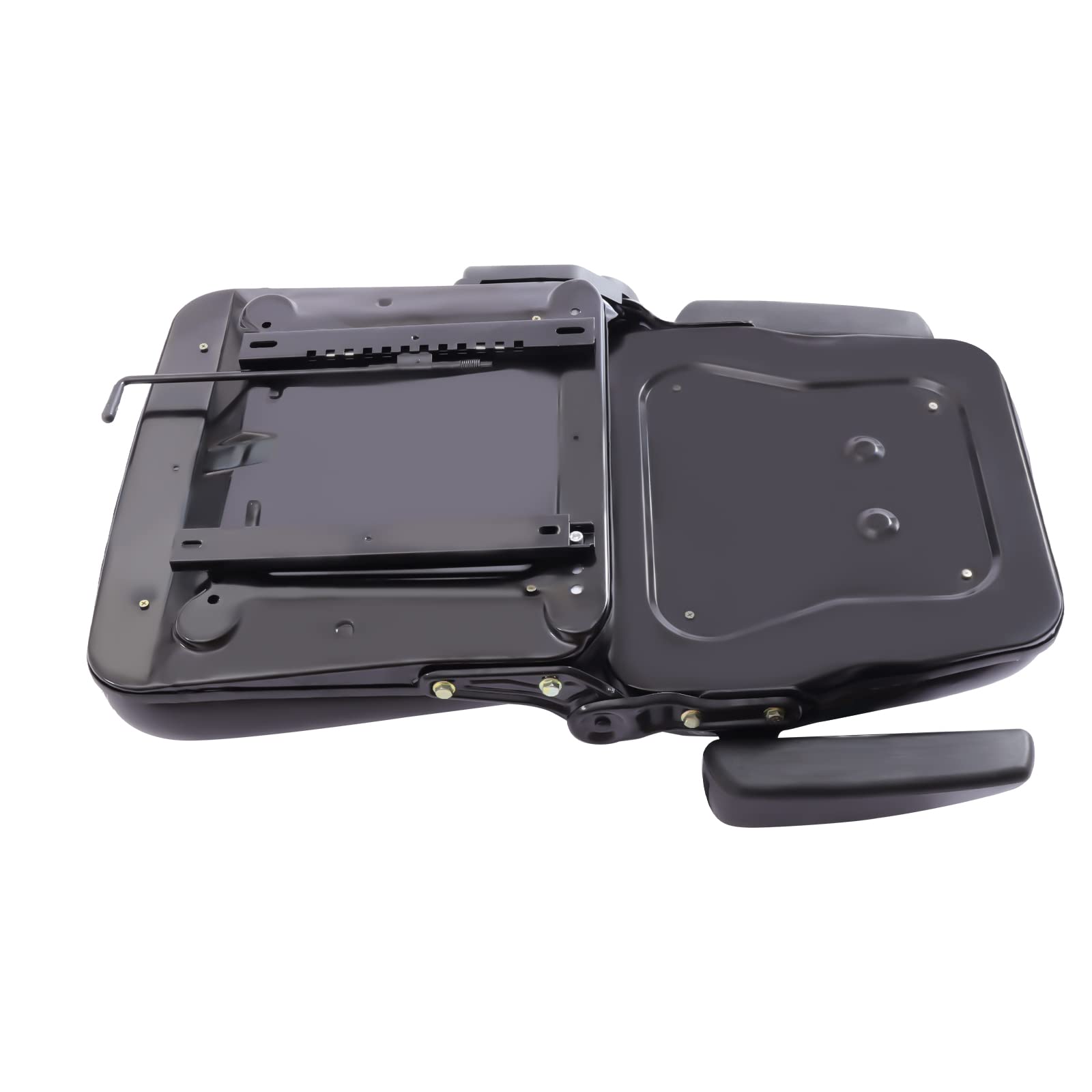 48x42x50cm Universal Traktorsitz verstellbarer Rückenlehne Traktor Schleppersitz Traktor Fahrersitz sitz aus PVC-Kunstleder und Polyurethanschaum,Hohe Elastizität Schwerlastsitz für Bagger, Rasenmäher