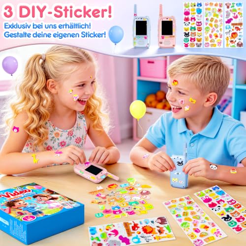 Joynite 𝖀𝖕𝖌𝖗𝖆𝖉𝖊 Walkie Talkie Kinder,Spielzeug ab 3-12 Jahre,Draußen – Ansicht 5