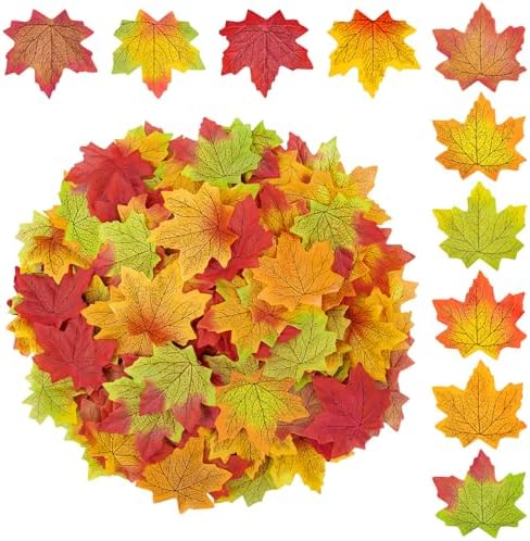 Hywean Homd Herbst Dekoration - Künstliche Ahornblätter Girlande 175cm Mit Haken