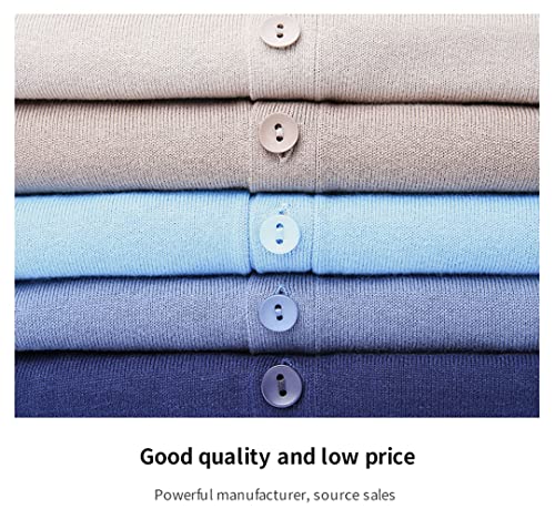 Male Solid Color Knitted Sweater Autumn Winter Cotton Cardigan Casual Buttons Cardigans Coat2