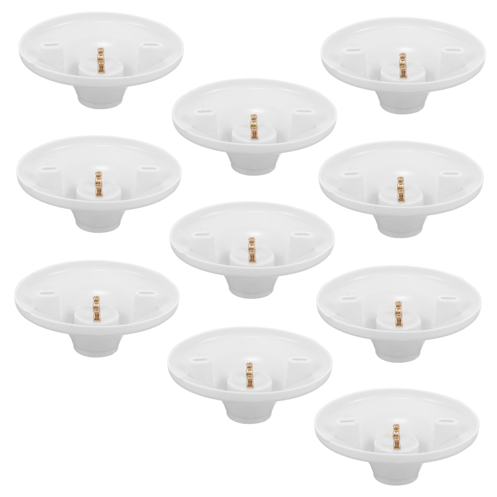 Homoyoyo 2 Sätze Teiliges Lampenfassung Flache Bauform Einfache Installation Langlebiger Kunststoff Kompatibel Mit Schraubglühbirnen Vielseitiger Lampensockel Für 10 Stück * 2