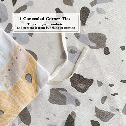 Aojim Duvet Cover Set, 100% Cotton Butterfly Bedding Set 3 Pcs With Zipper Closure And 4 Corners Ties, Colorful Butterflies Printed Design, 1 Queen Duvet Cover 2 Pillowcases (No Comforter) #TOP6