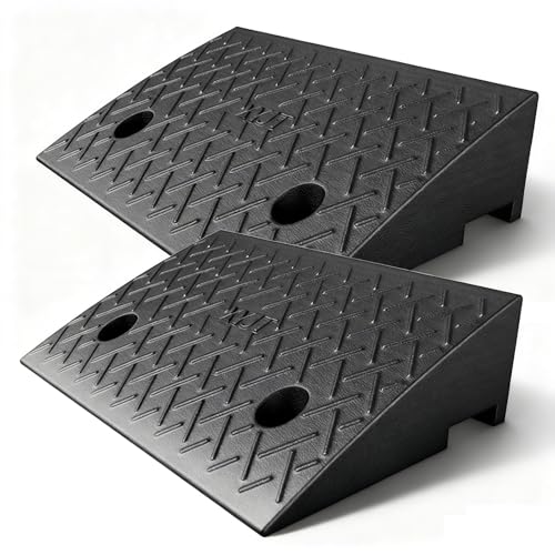 Set de 2 rampas para bordillos para autos 50x32x11 cm miniatura 1