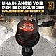 M. ROSENFELD Smokebox Shisha Kopf - Heat Management Shisha Sieb Aufsatz Mit Doppelring-boden, Windschutz, Spart Shisha Kohle Für Alle Gängigen Köpfe Geeignet Shisha Phunnel Kopf Schwarz