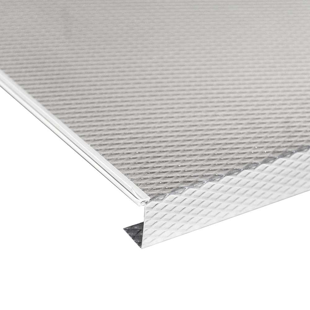 Fondo sotto lavello cucina, pannello proteggi fondo per mobile base, protezione anti-umidità in alluminio e tecnoplastica (pannello da 16 mm, modulo 600 mm, 568x580 mm)