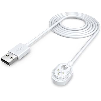 TUSITA 10-ft. Outdoor Magnetic Charging Cable Compatible with Arlo Ultra 1 2 Pro 3 4 5 2K - 3M, White