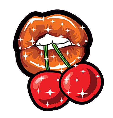 Sticker cerises en vinyle résistant aux UV pour fenêtres