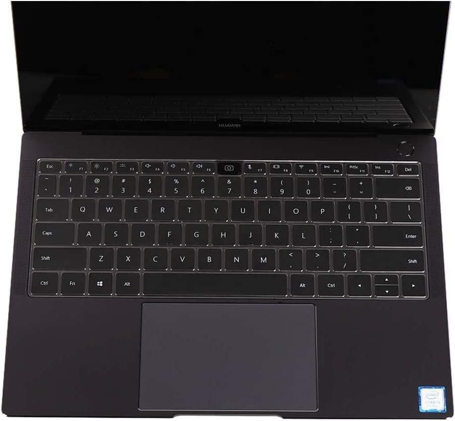 Silicone (Protector Skin) Keyboard Cover Compatible for Huawei MateBook X Pro 13.9 Inch Laptop Mach-W29C (2021 & 2022) - Transparent