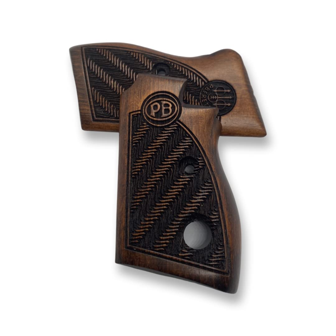 MANOPOLE ZIB Beretta 70 70S 71 Impugnatura a pistola realizzata a mano in legno di noce Ars.04
